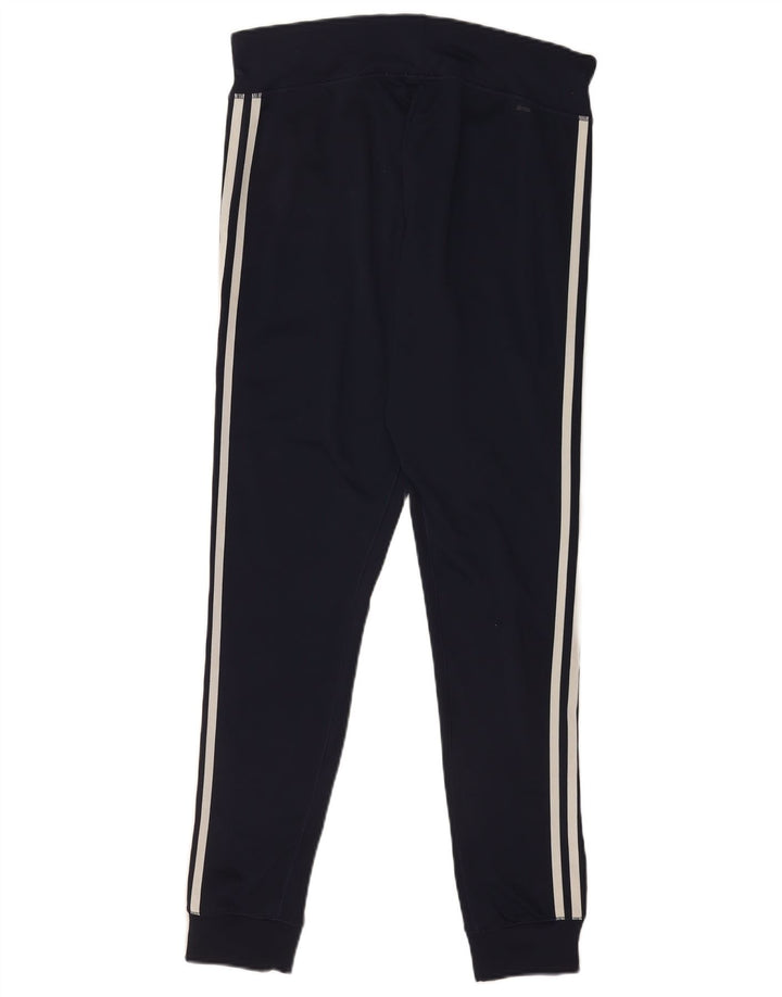 Adidas Dame Leggings UK 8 Small Navy Blue Polyester
