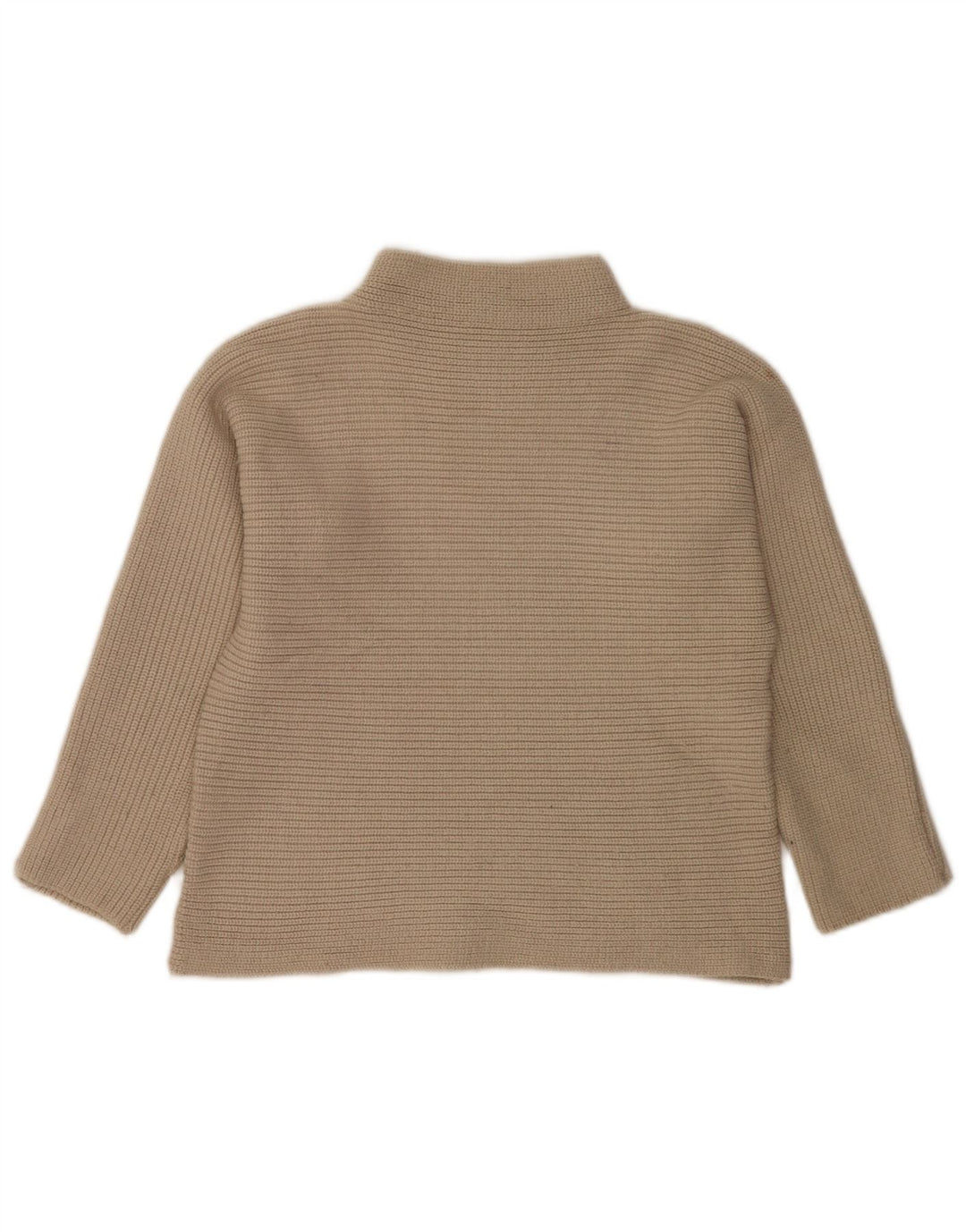 Marks & Spencer Dame Turtle Neck Jumper Sweater UK 8 Small Beige