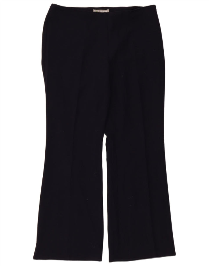 Marks & Spencer Dame Casual Bukser UK 12 Medium W32 L28 Navy Blue