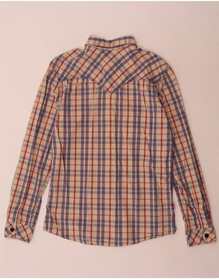 Levi's Herre Standard Fit skjorte Medium Flerfarvet ternet bomuld
