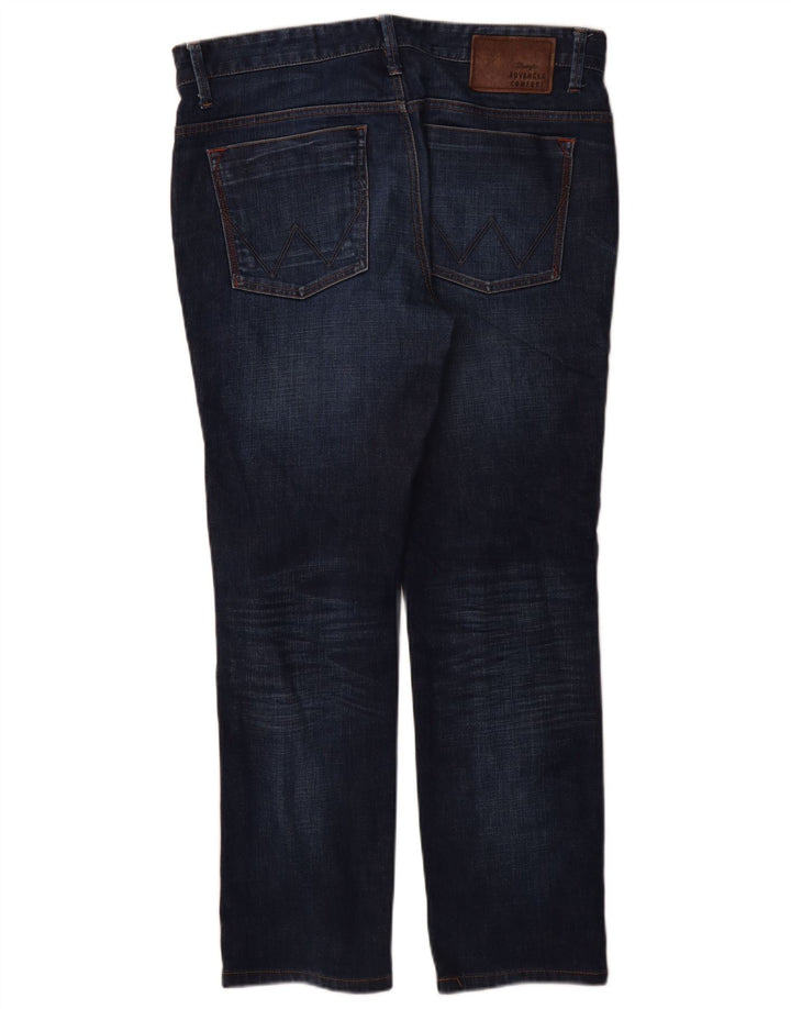 Wrangler Straight Jeans til mænd W32 L30 Marineblå