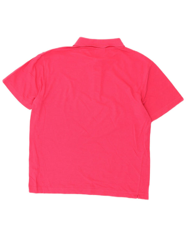 Lacoste herre poloshirt størrelse 4 Medium Pink bomuld