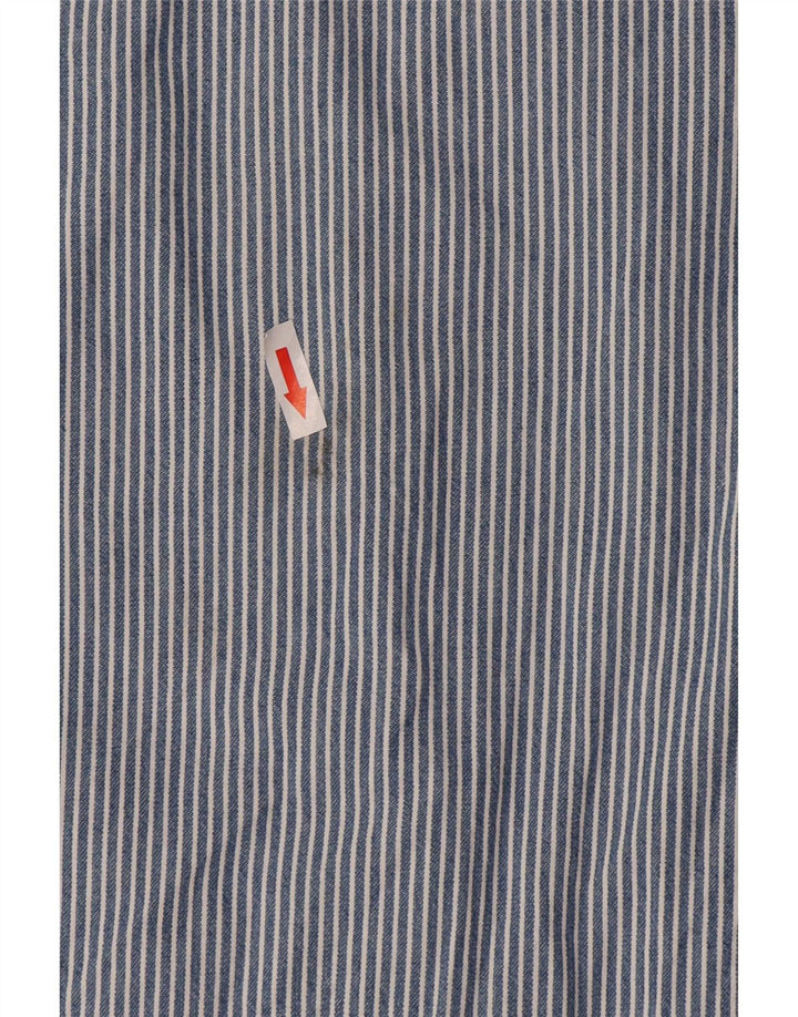 Levi's Relaxed Fit skjorte til mænd XS Blue Pinstripe