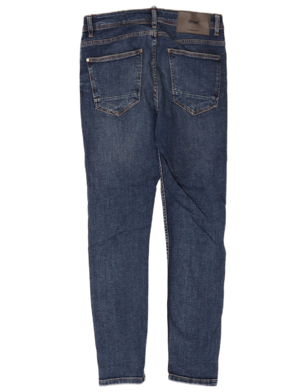 Zara Herre Skinny Jeans EU 40 Medium W31 L29 Blå Bomuld