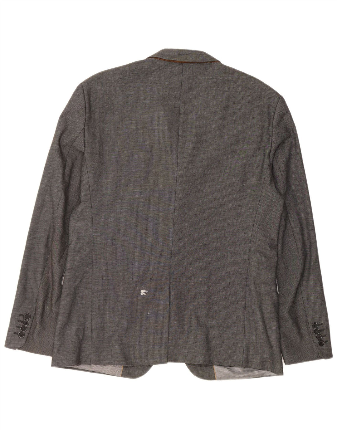 Zara Herre 2-knaps blazerjakke str. 54 XL Grå polyester