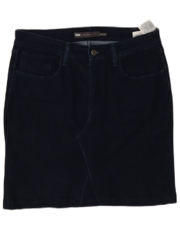 Levi's denimnederdel til kvinder W30 Medium marineblå bomuld