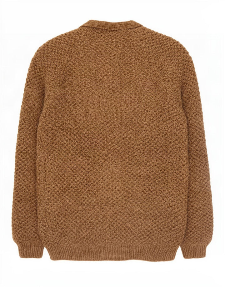 Vintage herre cardigan sweater lille brun