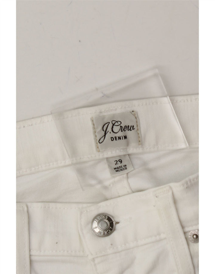J. CREW Womens Straight Jeans W29 L26 White Cotton Vintage J. Crew and Second-Hand J. Crew from Messina Hembry 
