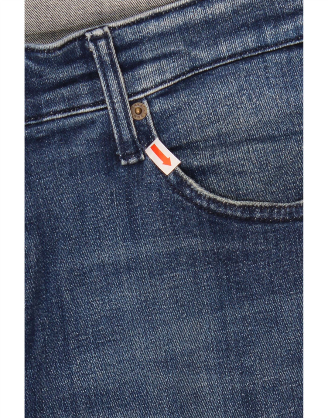 TOMMY HILFIGER Slim Jeans til mænd W38 L34 Blå Bomuld