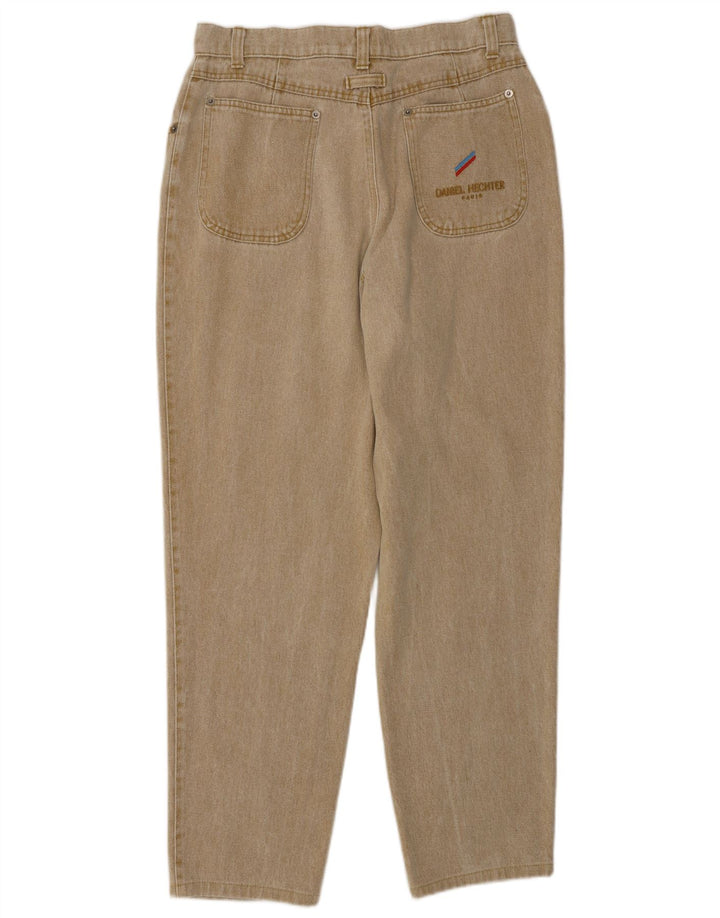 DANIEL HECHTER Womens Tapered Jeans EU 42 Large W30 L29 Beige Cotton