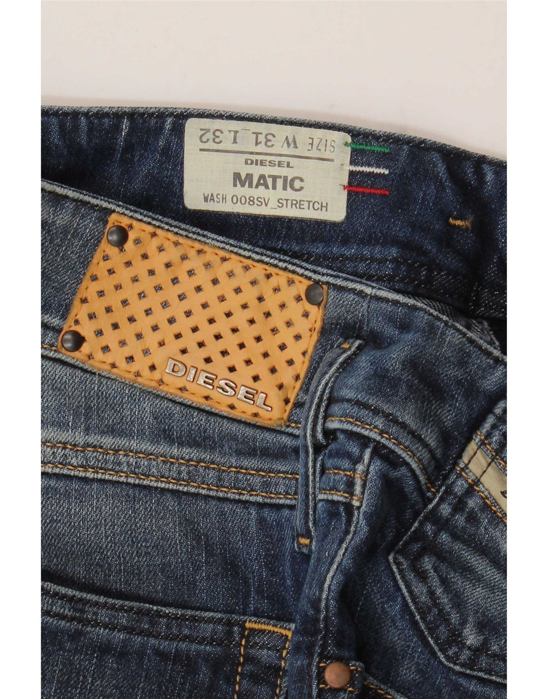 Levi's Womens Matic Distressed Slim Jeans W31 L32 Blå Bomuld