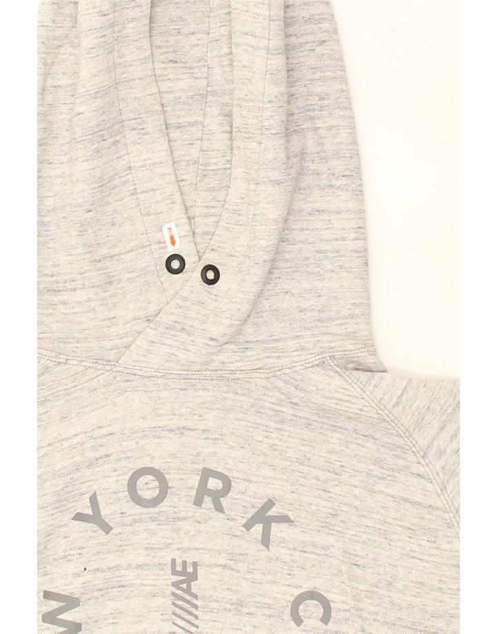 AMERICAN EAGLE Mens Graphic Hoodie Jumper Medium Grey Cotton | Vintage American Eagle | Thrift | Second-Hand American Eagle | Used Clothing | Messina Hembry 