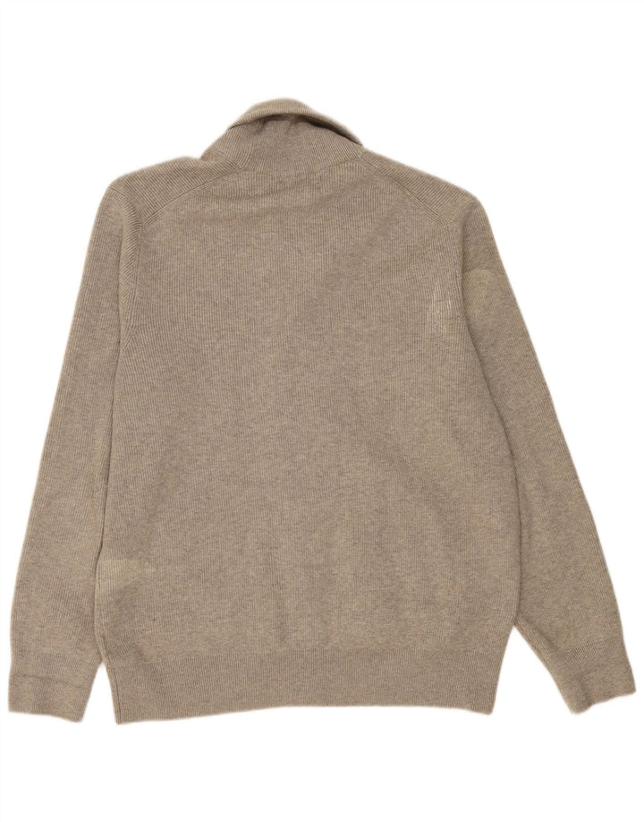 MARKS & SPENCER Cardigantrøje til mænd UK 44/46 XL Grå polyester