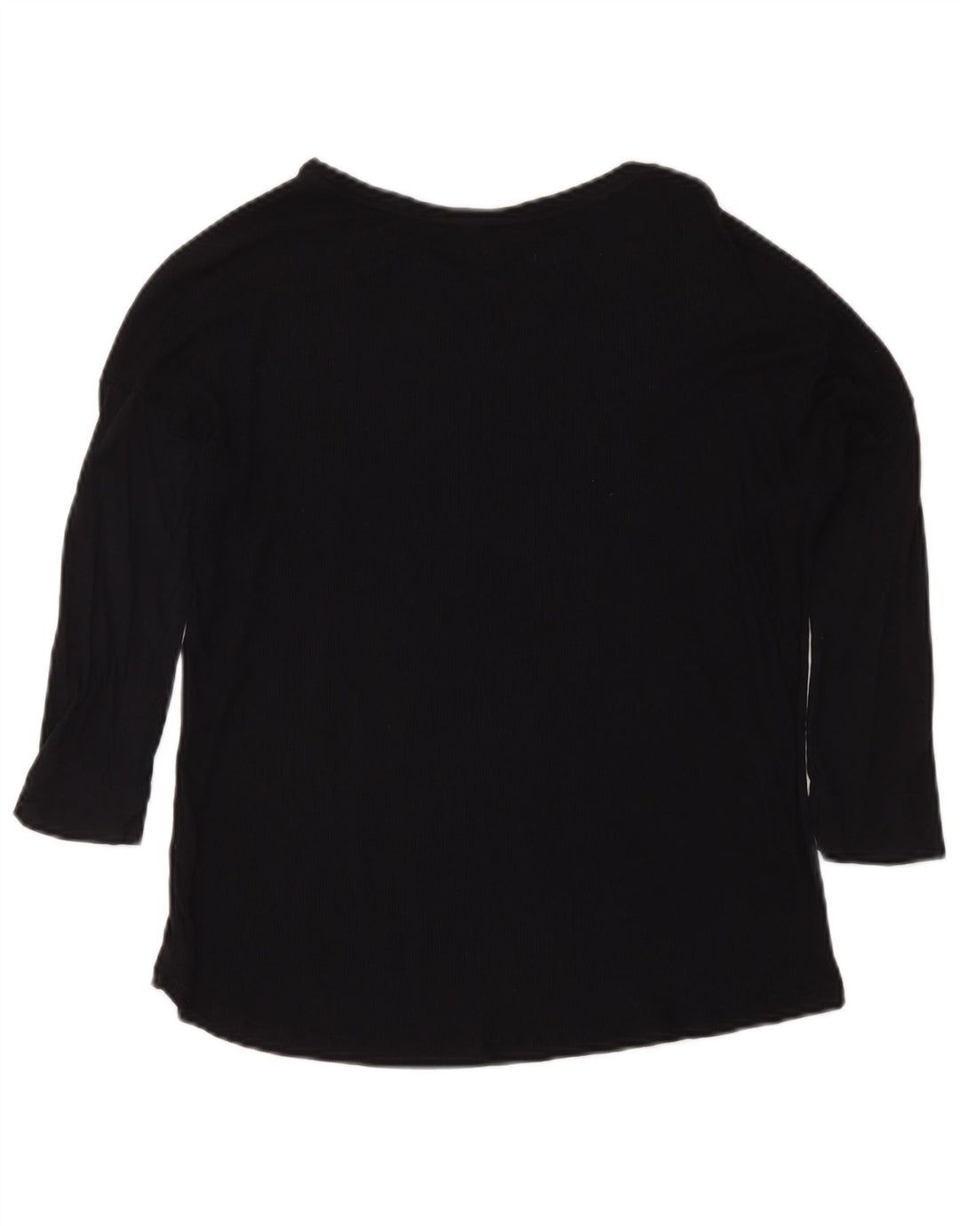 Massimo Dutti Dame Top 3/4 ærmer UK 12 Medium Sort