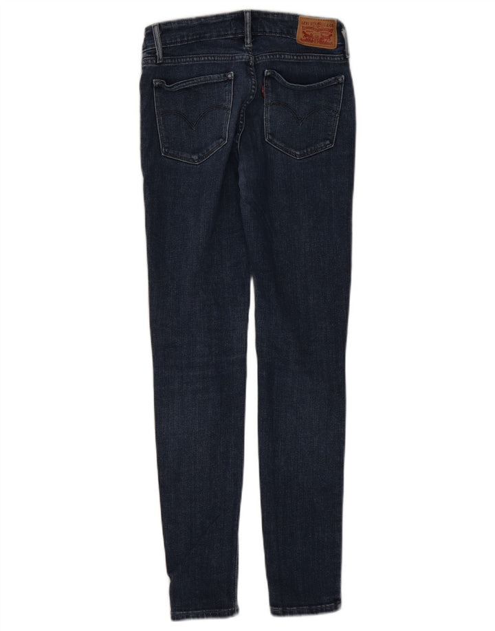 Levi's Dame 711 Skinny Jeans W26 L28 Blå