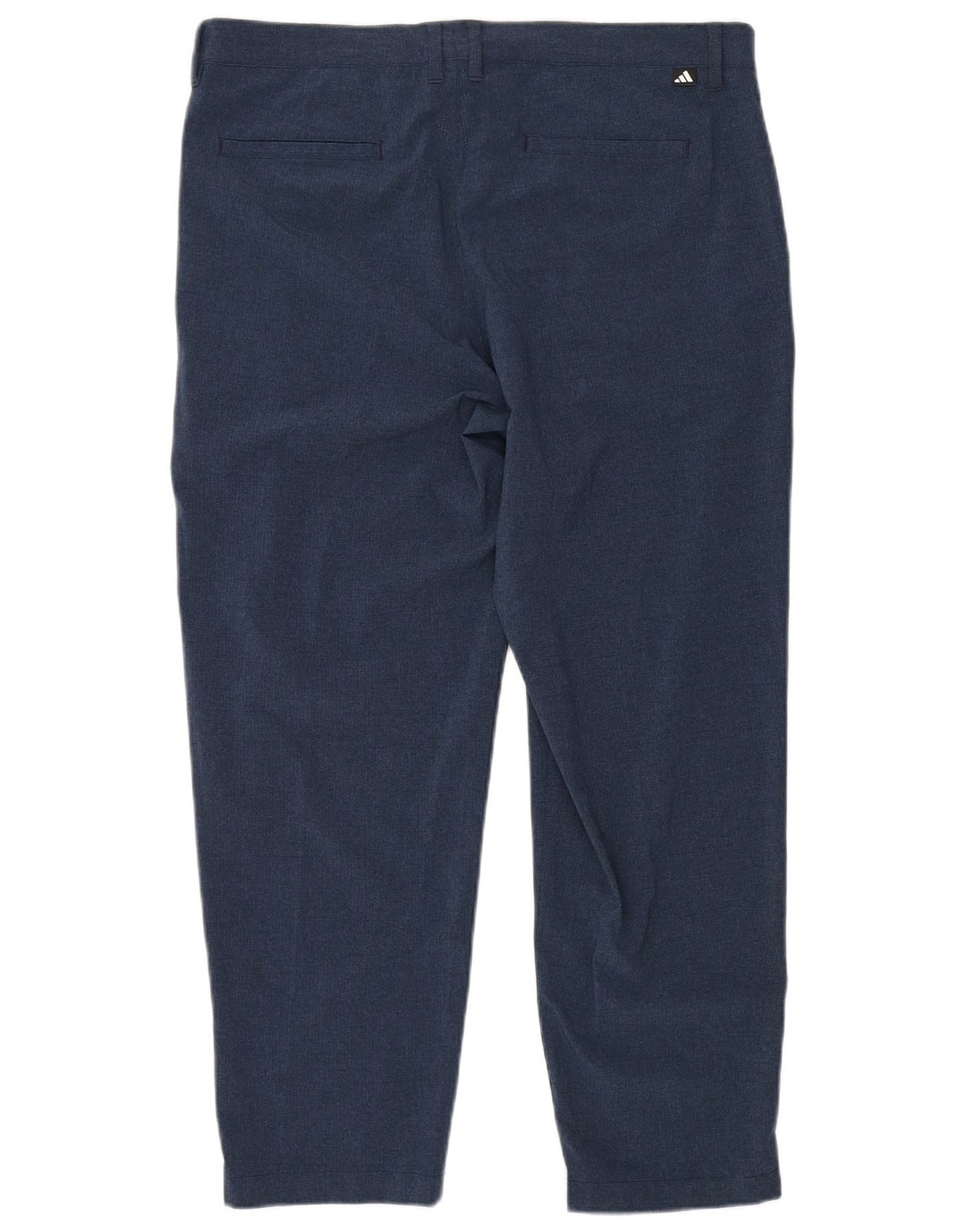 Adidas Straight Chino-bukser til mænd W36 L28 Marineblå polyester