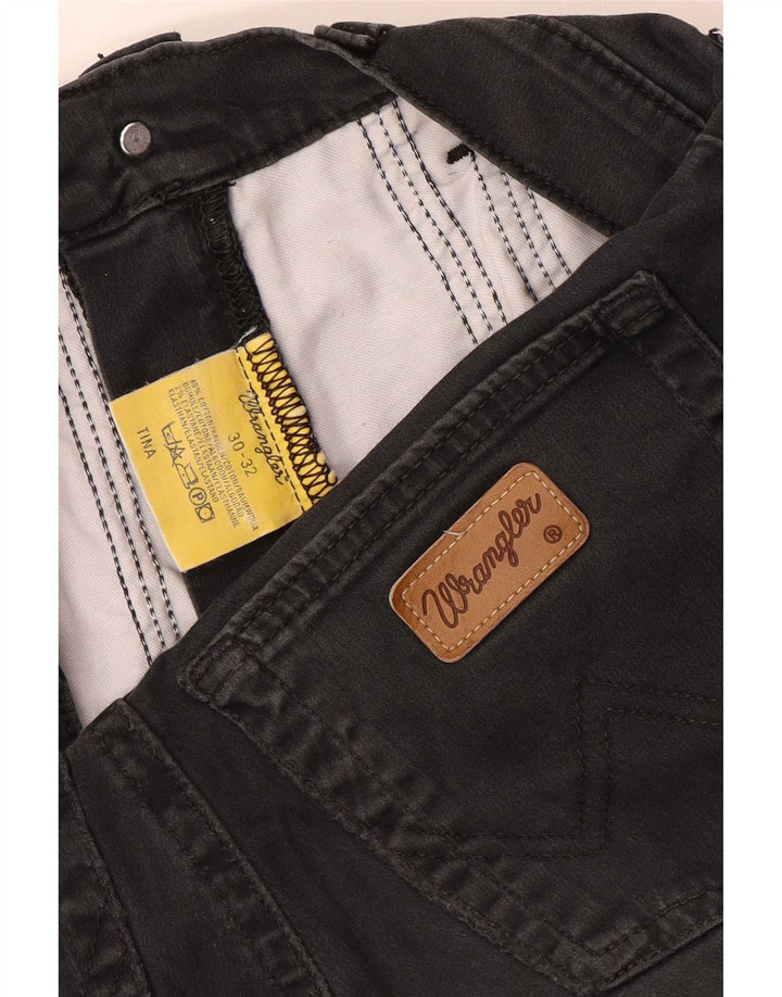 Wrangler Dame TIna Bootcut Jeans W30 L32 Grå Bomuld