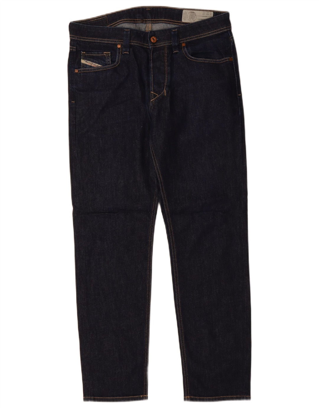 DIESEL Herre Larkee-Beex Straight Jeans W32 L30 Marineblå Bomuld