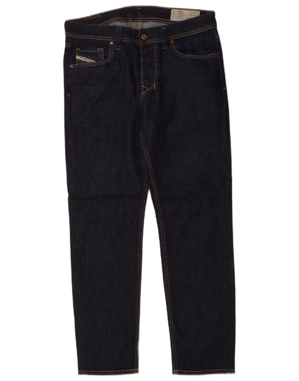 DIESEL Herre Larkee-Beex Straight Jeans W32 L30 Marineblå Bomuld