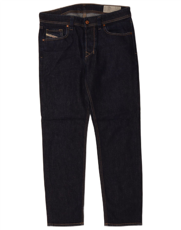 DIESEL Herre Larkee-Beex Straight Jeans W32 L30 Marineblå Bomuld