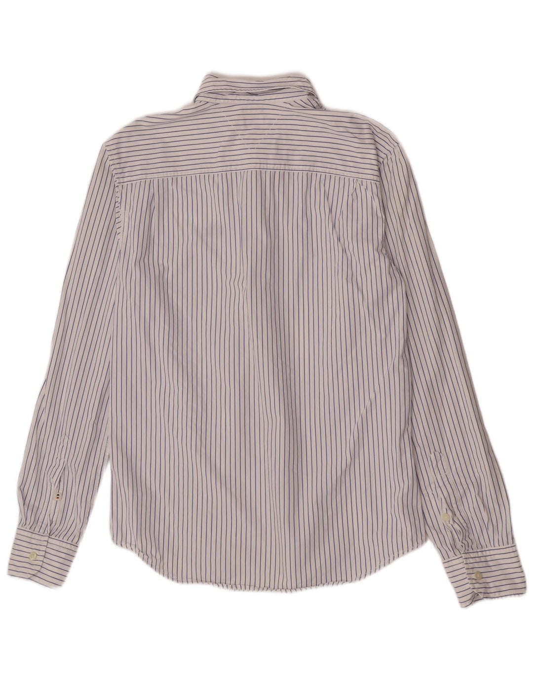Tommy Hilfiger Herre Regular Fit skjorte Medium blå stribet bomuld