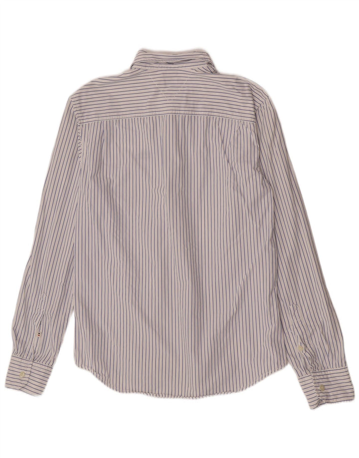 Tommy Hilfiger Herre Regular Fit skjorte Medium blå stribet bomuld