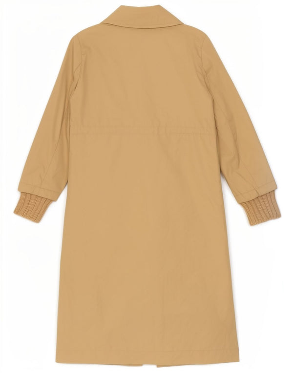 Pinko Womens Trench Coat UK 12 Medium Beige Polyester