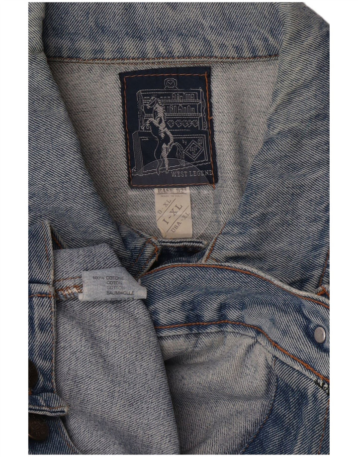 Base 92 Herre denimjakke UK 42 XL Blå Bomuld