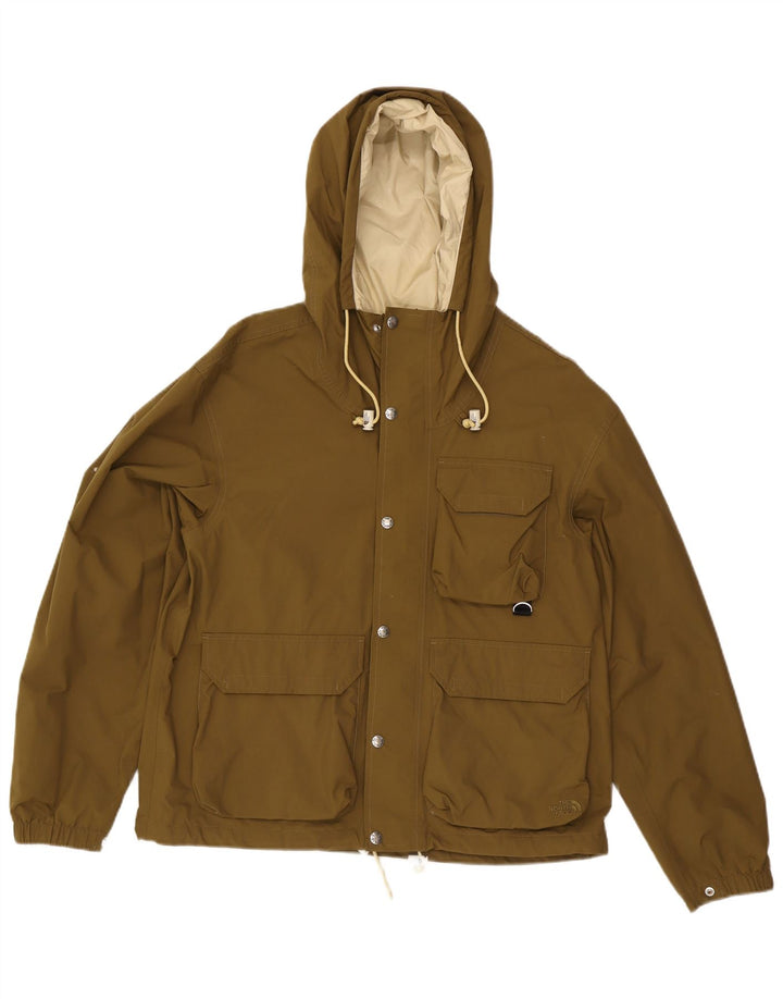 The North Face Herre Hætte Skijakke UK 38 Medium Khaki Nylon