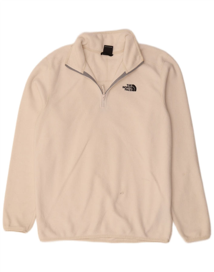 The North Face Herre lynlåshals Fleece Jumper Medium White Polyester