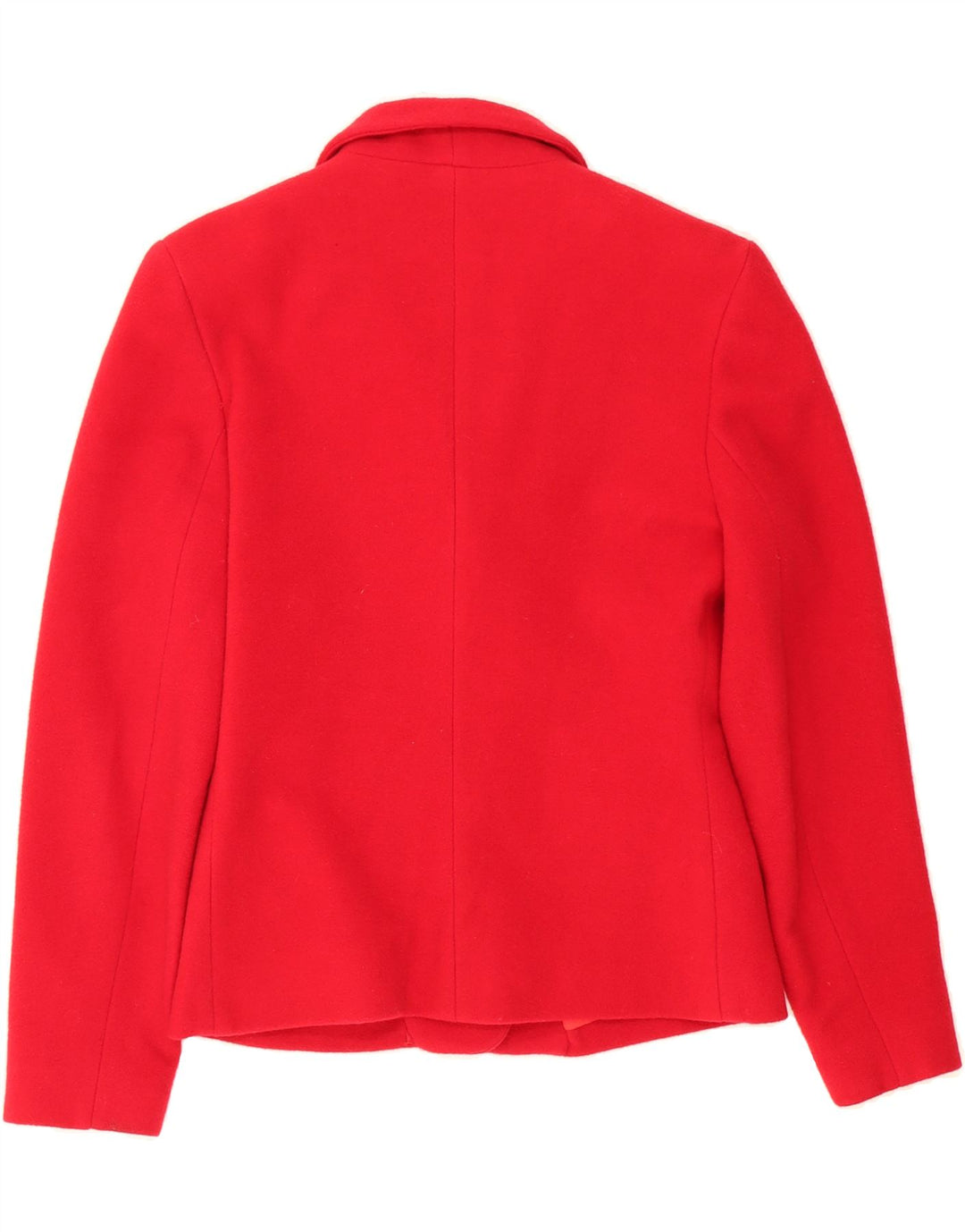 ST. BERNARD Womens 4 Button Blazer Jacket UK 12 Medium Red Wool Vintage St. Bernard and Second-Hand St. Bernard from Messina Hembry 