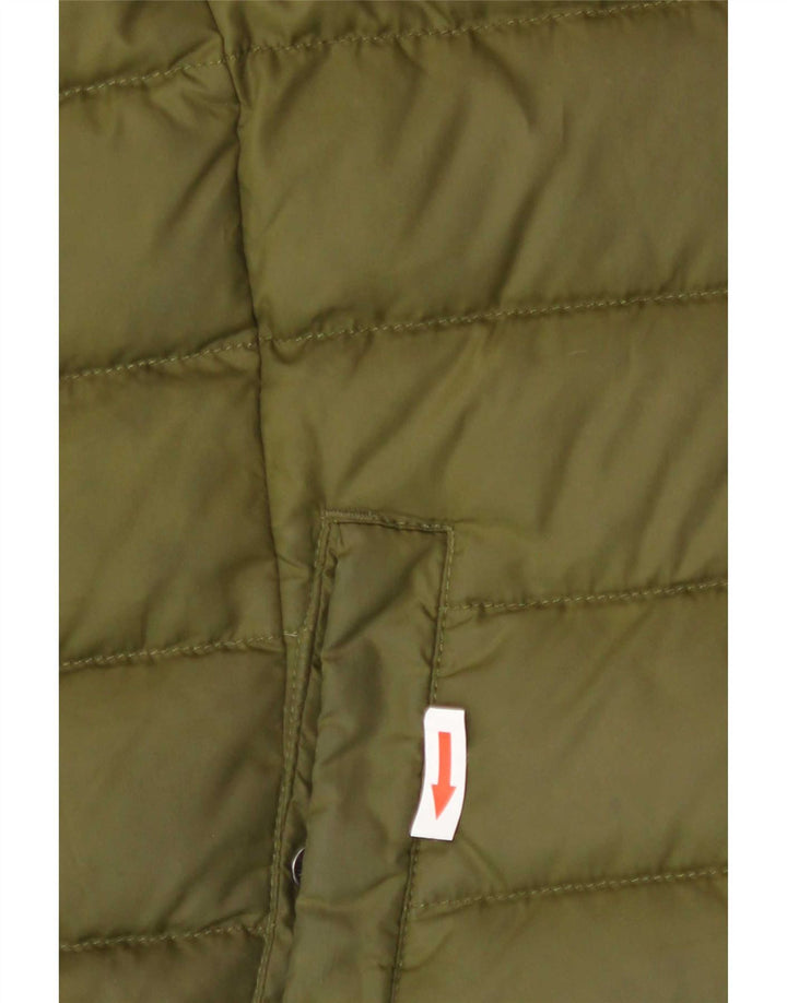 Tommy Hilfiger Dame Hættejakke UK 10 Small Khaki Polyester