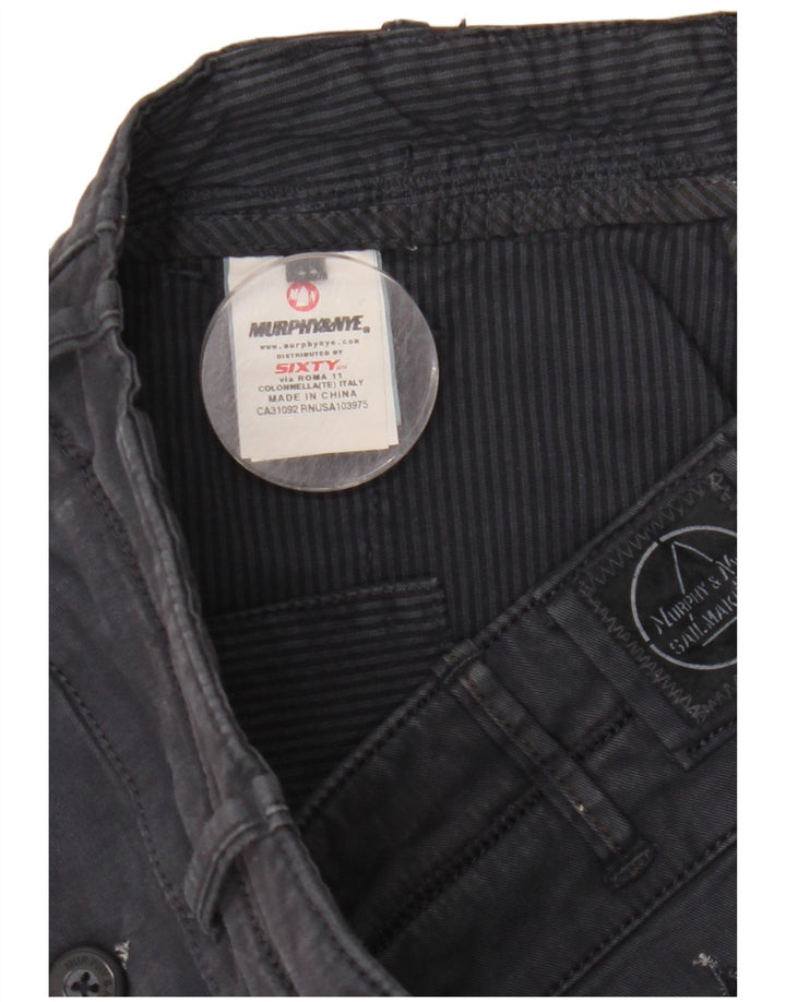 Murphy & Nye Herre Sailmakers Straight Cargo Trousers W34 L32 Navy Blue