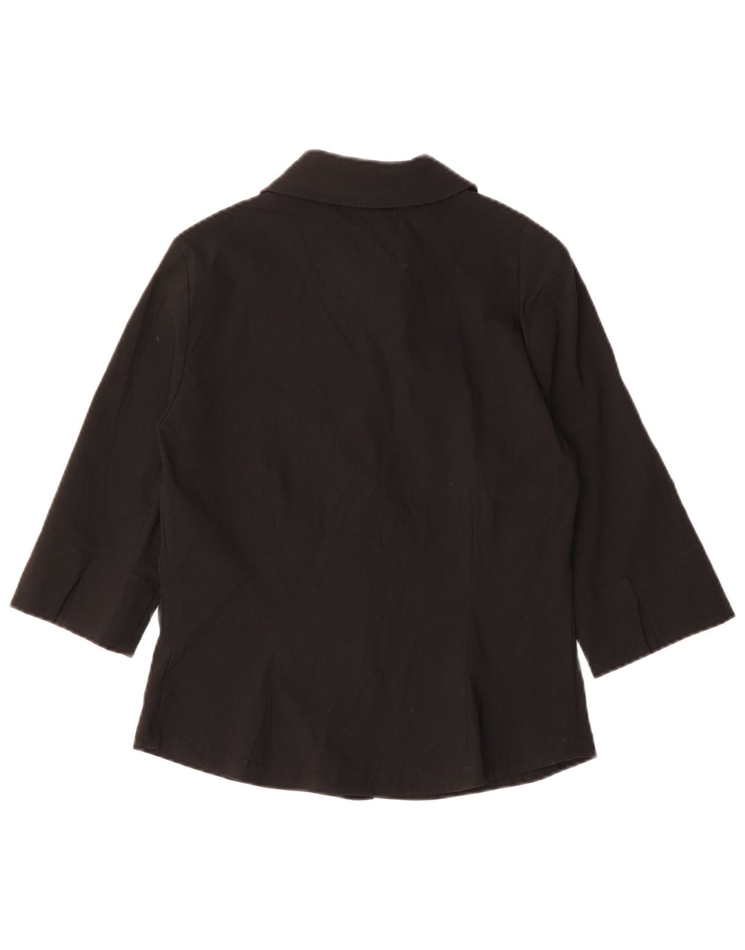 YESSICA skjortebluse med 3/4 ærmer til kvinder EU 38 Medium Sort viskose
