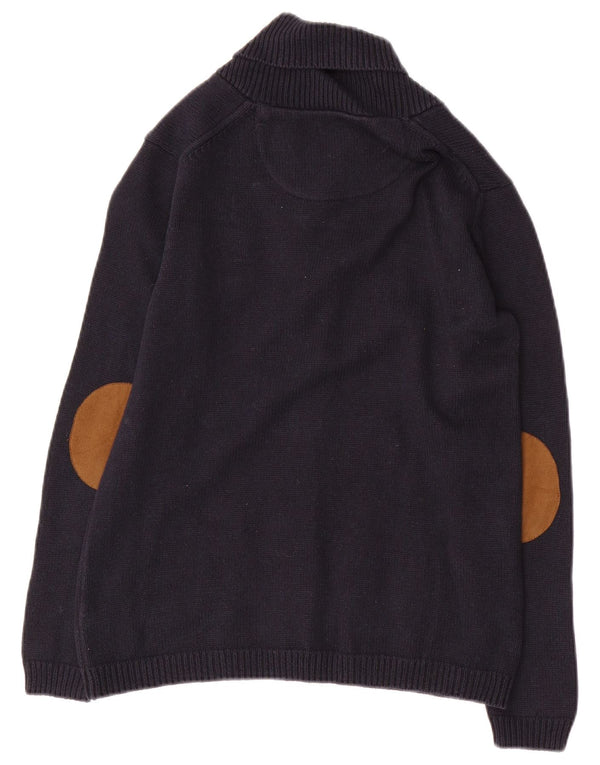 MASSIMO DUTTI Drenge Cardigan Sweater 11-12 År Marineblå Bomuld