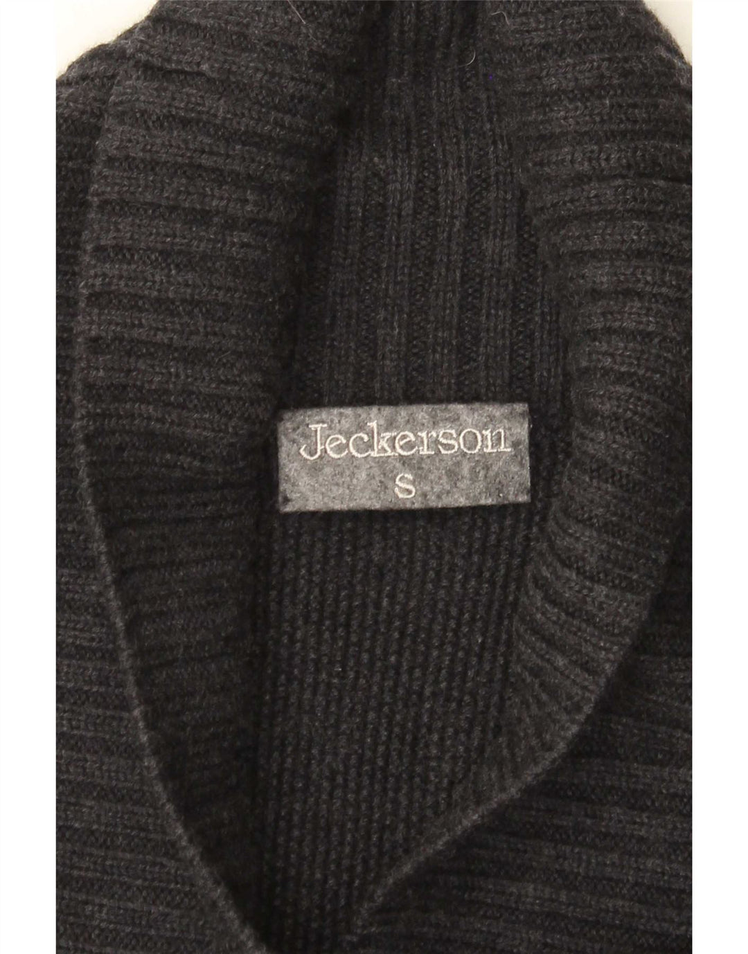 Jeckerson Dame Double Breasted Cardigan Sweater UK 10 Small Grey