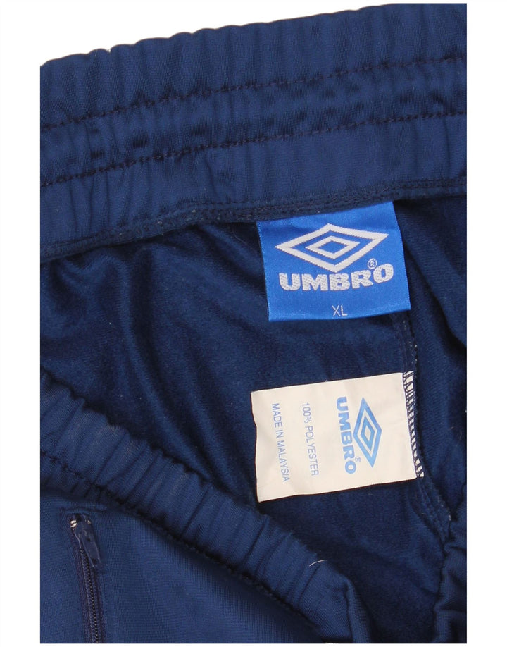 UMBRO Herre grafisk træningsdragt Bukser XL Marineblå Colourblock Polyester