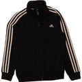 ADIDAS Boys Climalite Tracksuit Top Jacket 12-13 Years Black Polyester