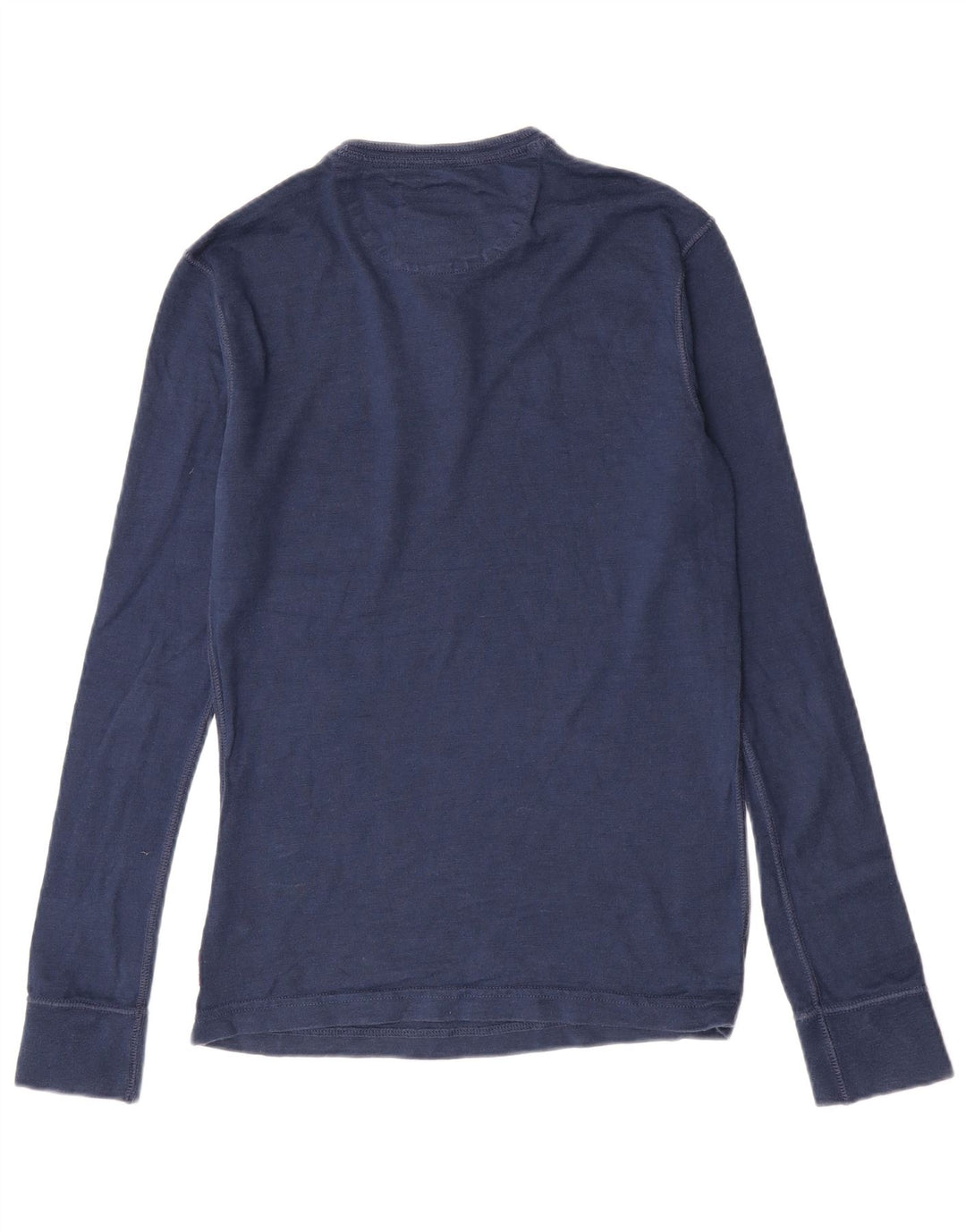 Superdry Herre Top Langærmet Lille Marineblå Bomuld