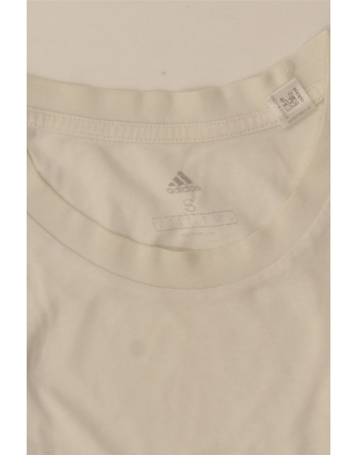 Adidas T-shirt top lille hvid til mænd