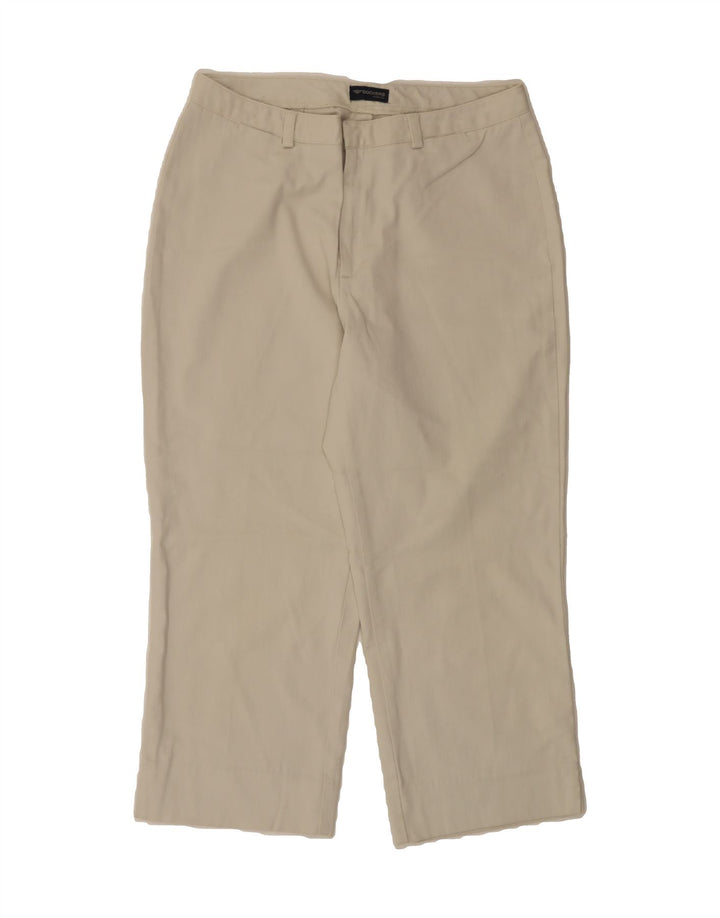 DOCKERS Womens Tapered Capri Trousers US 12 Medium W30 L23 Off White Vintage Dockers and Second-Hand Dockers from Messina Hembry 