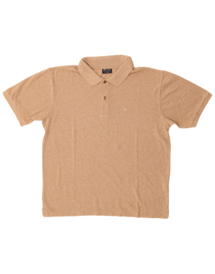 Champion herre poloshirt Stor beige bomuld