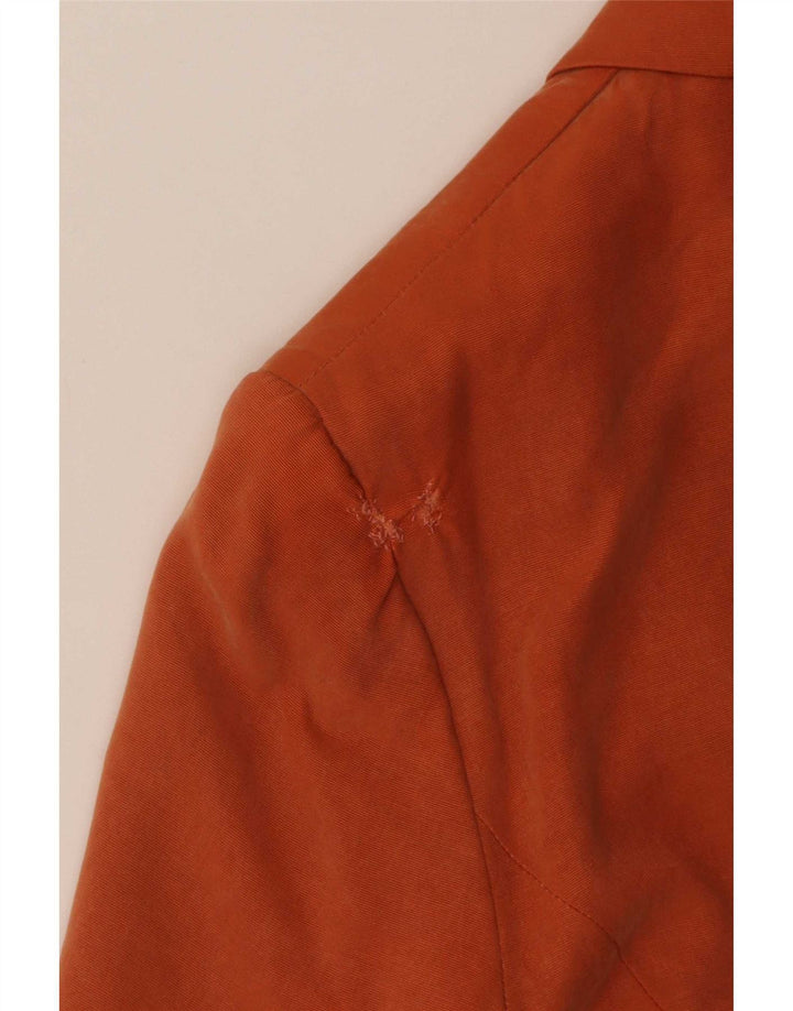 Monsoon Dame 3-knaps kortærmet blazerjakke UK 12 Medium Orange