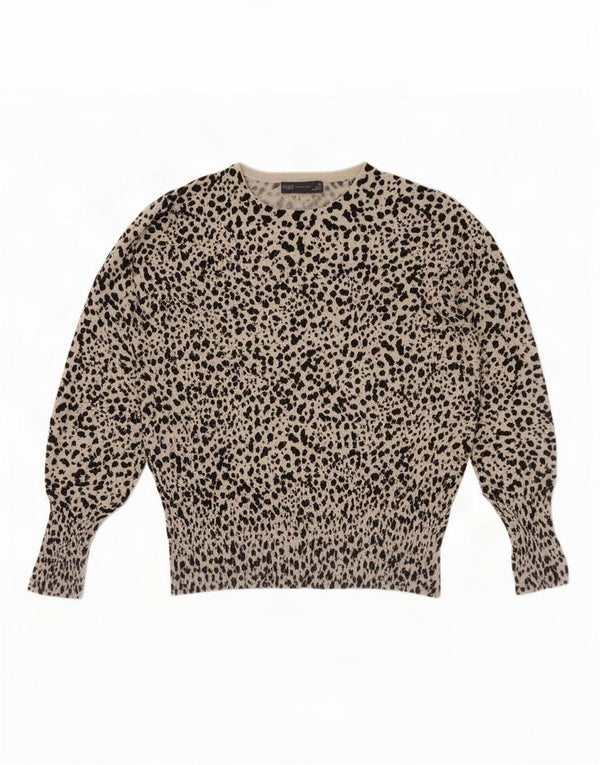 Marks & Spencer Dame Boat Neck Jumper Sweater UK 20 2XL Beige