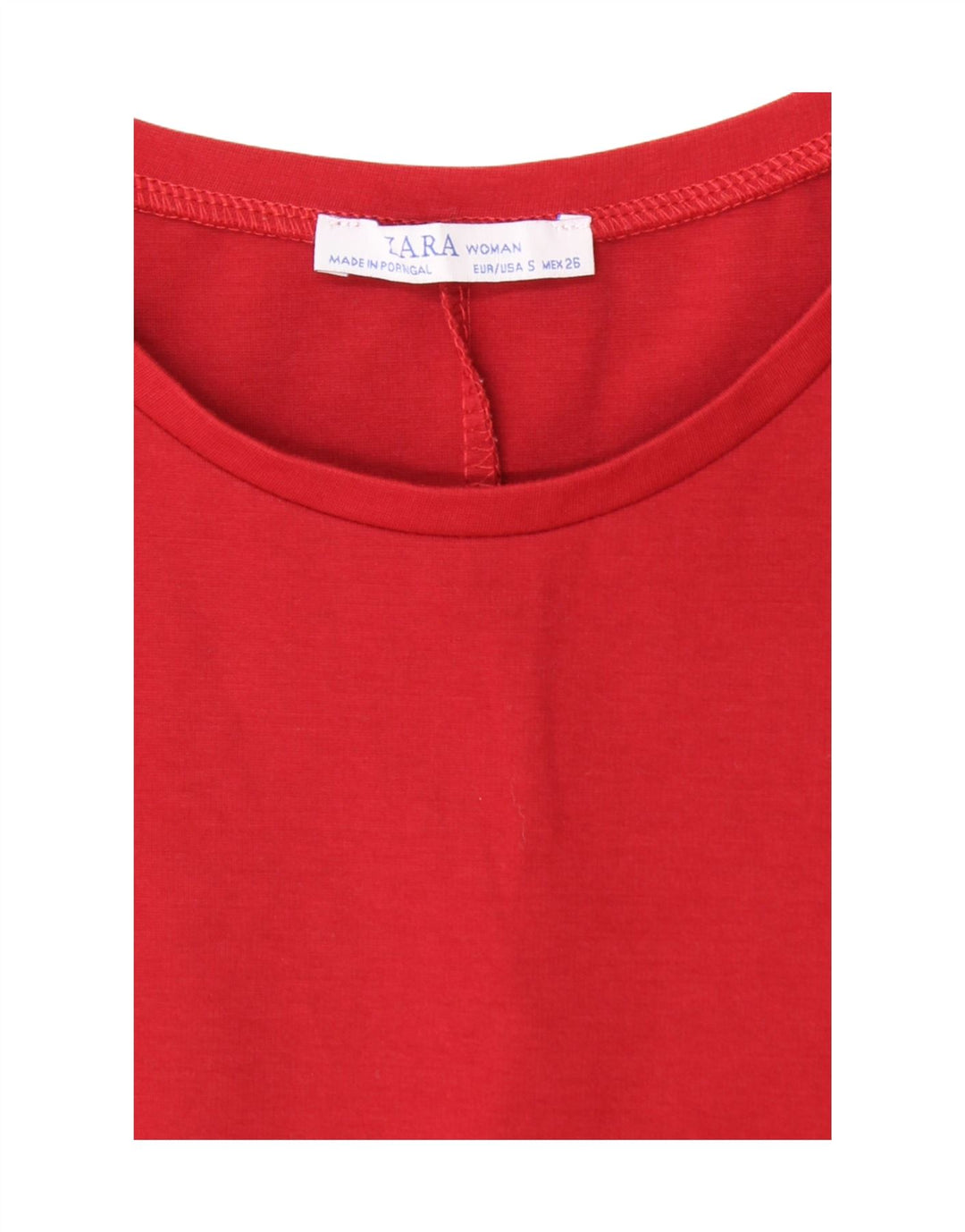 ZARA Womens T-Shirt Dress UK 10 Small Red