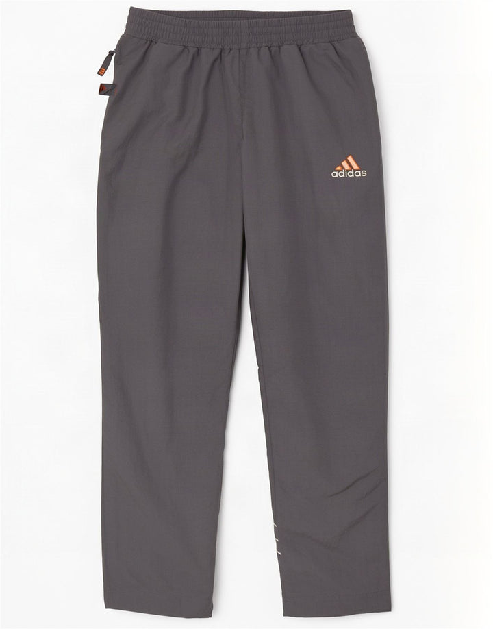 Adidas Træningsdragtsbukser til mænd UK 40/42 Medium Grey Colourblock Polyamid