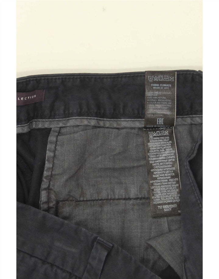 Marks & Spencer Chinobukser til kvinder UK 12 Medium W32 L26 Marineblå