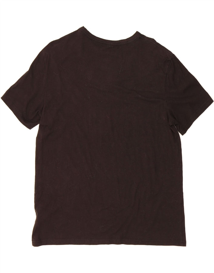 LEE Mens T-Shirt Top Medium Black Striped Cotton Vintage Lee and Second-Hand Lee from Messina Hembry 