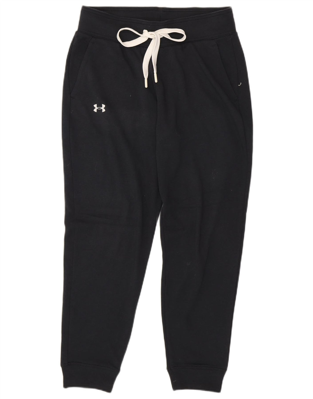 UNDER ARMOUR Træningsdragt til kvinder Joggers UK 10 Small Black Bomuld