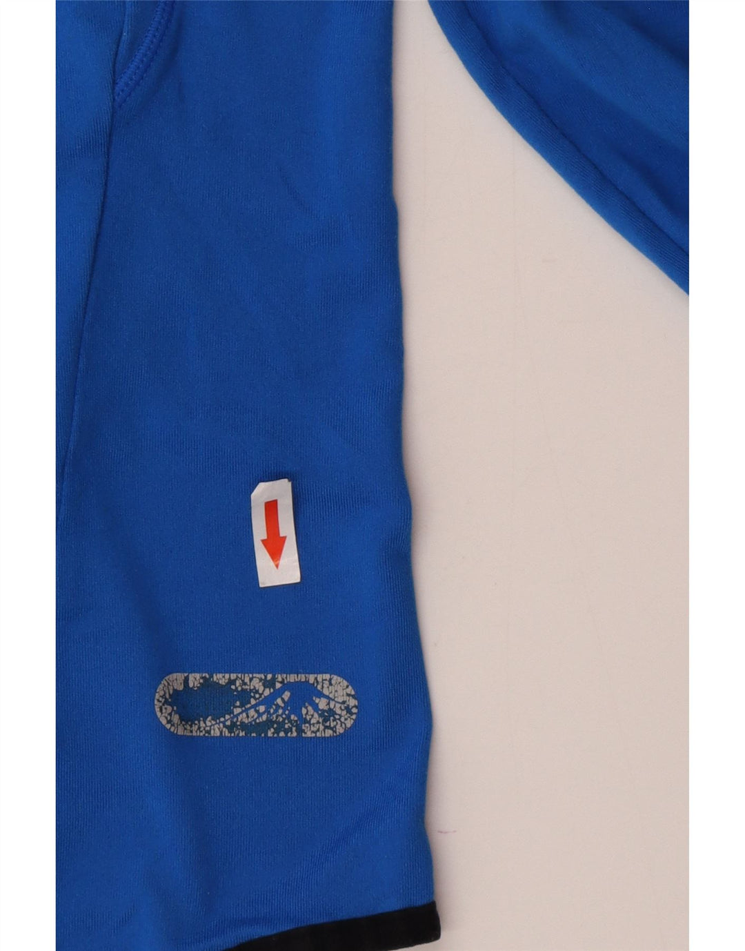 Asics herre lynlås hals hætte top langærmet medium blå polyester